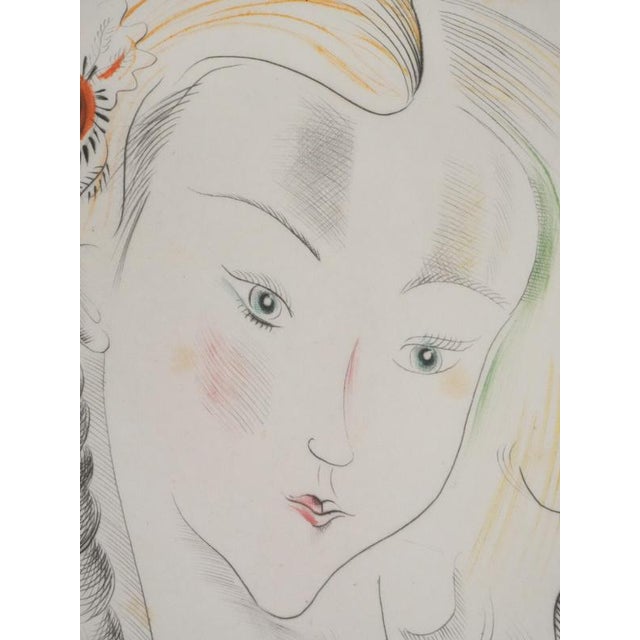 Mily Possoz, The Illustrator, Original Signed Engraving For Sale - Image 6 of 10