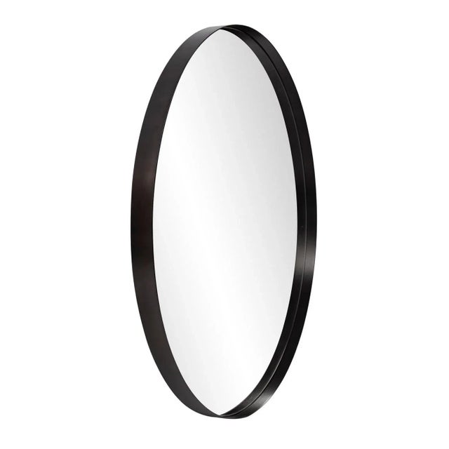 The Steele Black Round Mirror With the idea that less is more, our Steele Mirror features a simple round mirror trimmed in...