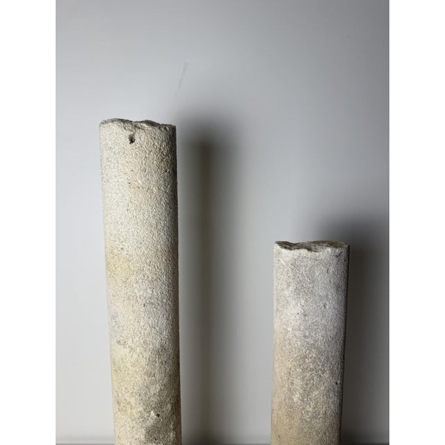 Fragments of Limestone Columns, 19th Century, Set of 2 For Sale - Image 12 of 18