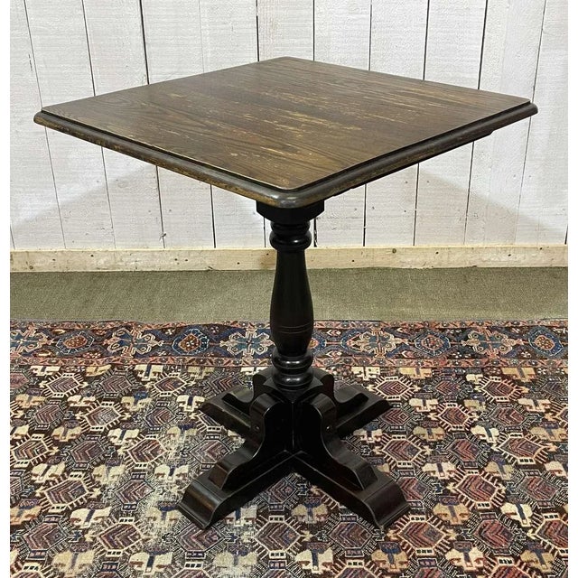 English Elm Bistro Table, 1970s For Sale - Image 4 of 18