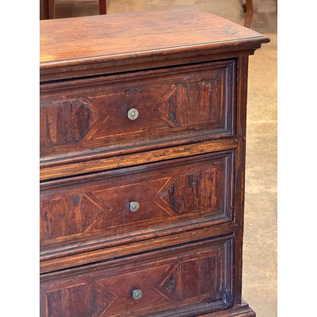 Italian 18th Century Italian Inlaid Commode For Sale - Image 3 of 12