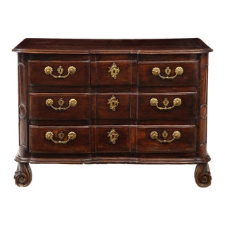 Louis XV Style Provincial Oak Commode For Sale