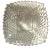 Transparent Vintage Indiana Glass Clear Square Diamond Pattern Candy Dish For Sale - Image 8 of 12