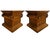 A striking pair of vintage pedestal end tables from the Guildhall collection by Drexel. Made in USA during the 1960s from...