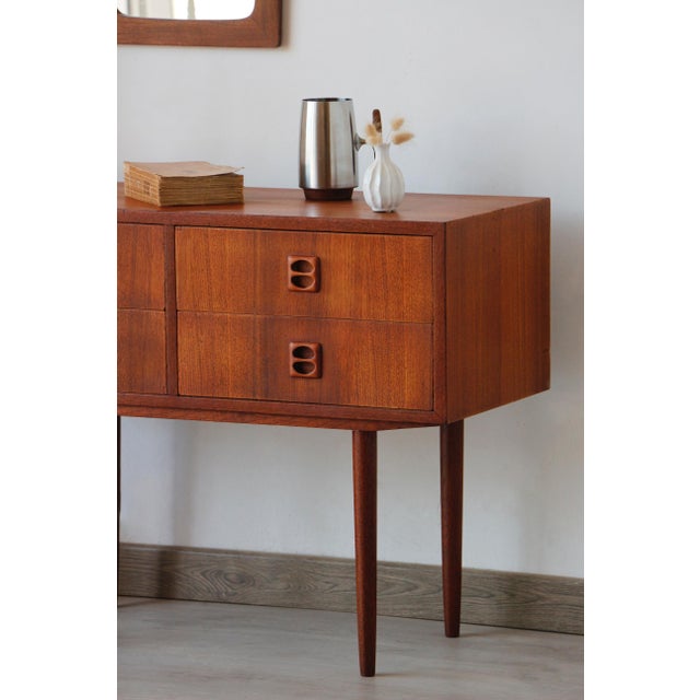 1960s Scandinavian Teak Chest of Drawers, 1960s For Sale - Image 5 of 15