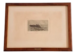 T. Campuzano Y Aguirre, with the Nets, 1894, Engraving, Framed