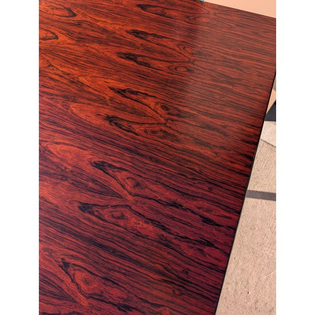 1970s Eames for Herman Miller Rosewood Segmented Base Table For Sale - Image 14 of 18