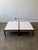 1970's Walnut, Laminate & Chrome Coffee Table For Sale In Los Angeles - Image 6 of 12