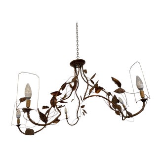 Jim Knopliski "Floating Leaves" Custom Chandelier For Sale