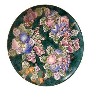 Andrea by Sadek Decorative Plate in Floral Pattern