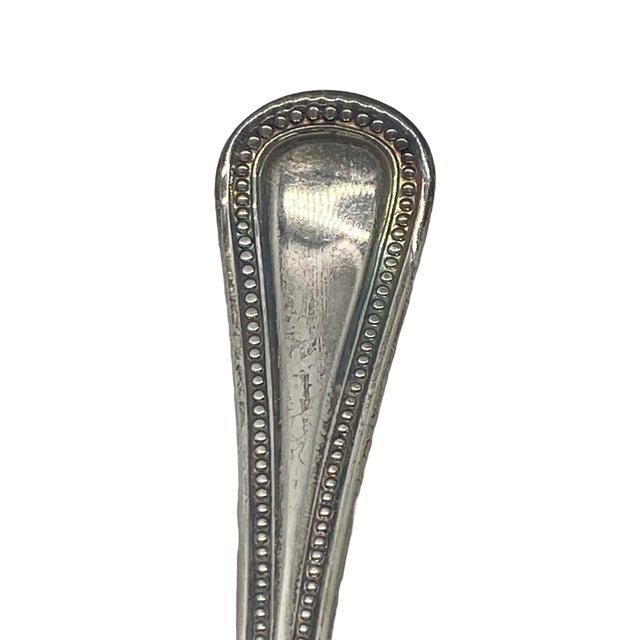 Mid 20th Century Vintage Godinger Silver Plate Set of 3 Cheeservs Japan and Storage Box For Sale - Image 5 of 12