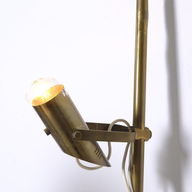 Adjustable Brass Floor Lamp, Italy, 1960s For Sale - Image 17 of 18