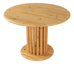 Vintage Dining Table in Pine, 1980s