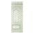 Sample - Schumacher x Marie-Anne Oudejans Bamboo Trellis Panel B in Green For Sale