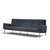 Mid-Century Modern Florence Knoll for Knoll Mid Century Parallel Bar Sofa For Sale - Image 3 of 9