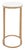Metal Tage Marble Side Table in White Marble / Gold For Sale - Image 7 of 8