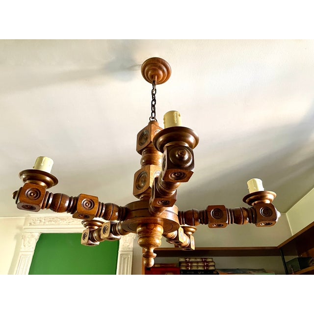 French Basque Pendant Light, 1960 For Sale - Image 9 of 10