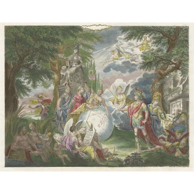 Late 19th Century Allegorical Celebrations of the British Victories in America, 1880, Paper For Sale - Image 5 of 5