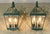 American Pair of Vintage Solid Brass Lanterns- 14” H X 7”w X 10”d For Sale - Image 3 of 14