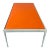 Richard Schultz for Knoll 1966 Series Orange Enamel Coffee Table For Sale