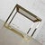 Modern End Table Brass Plated Dark Wood & Smoked Glass Rectangle by Thomasville Furniture Style of Milo Baughman For Sale - Image 15 of 15