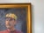 Textile Vintage Oil Portrait Painting of a Florida Seminole Football Amateur or Player For Sale - Image 7 of 11