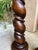 Pair Set of 2 Antique French Pedestal Stand Barley Twist Oak Large Plant Columns For Sale - Image 15 of 18