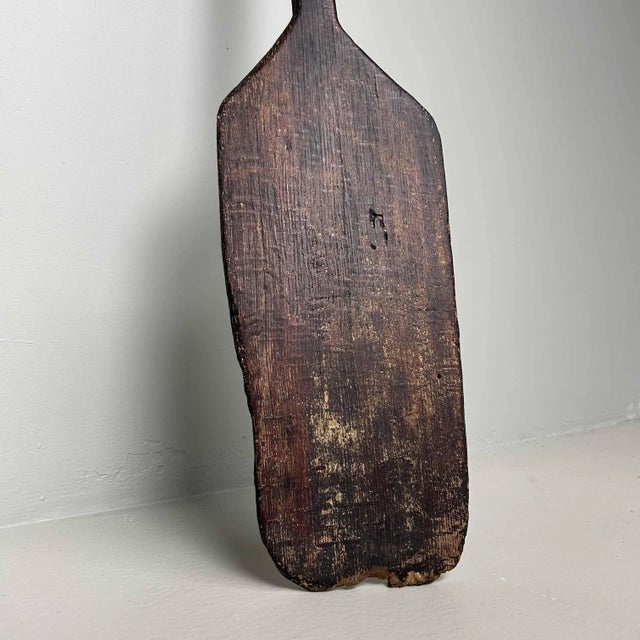 Antique wooden paddle or shovel from Japan, Meiji period. A fascinating item with beautifully aged wood and a pleasant...