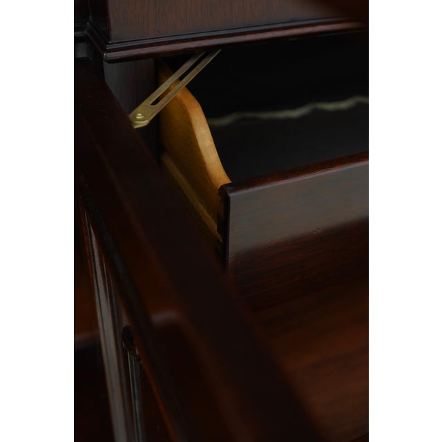 Kindel Furniture Kindel Oxford Mahogany 4 Door Breakfront For Sale - Image 4 of 12