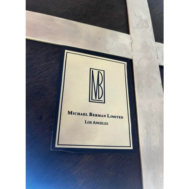 Vintage Contemporary Michael Berman Zebra Wood Side Table For Sale - Image 10 of 11