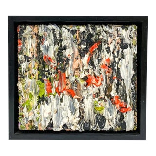 Thornton Dial Untitled Painting Abstract Art Framed Mid Century Modern For Sale