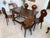 Rustic Farmhouse Dining Table and Chairs in Pine, Set of 7 For Sale - Image 4 of 8