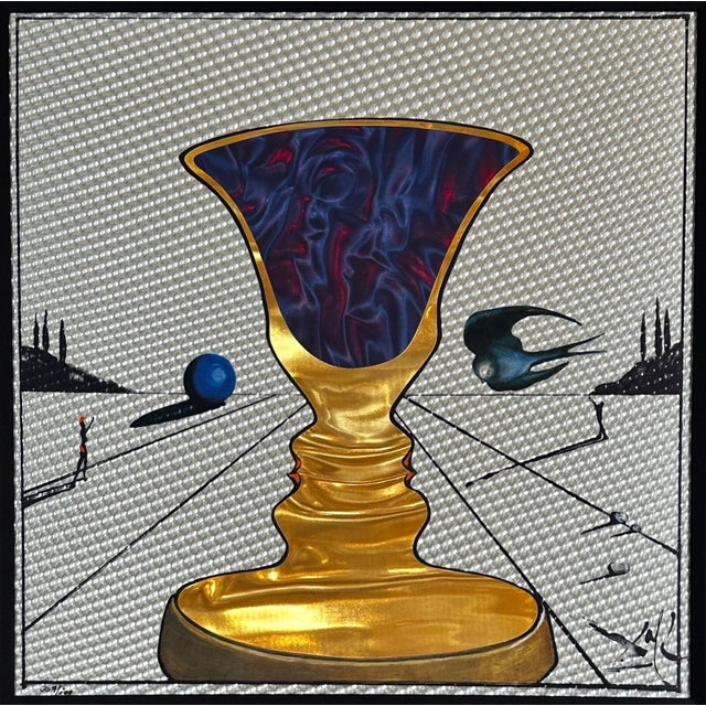 ARTIST: Salvador Dali TITLE: Tristan & Isolde MEDIUM: Lithograph on Rowlux with added color SIGNED: Hand Signed on...
