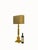 Vintage French Architectural Brass Table Lamp, 1960s For Sale - Image 4 of 8