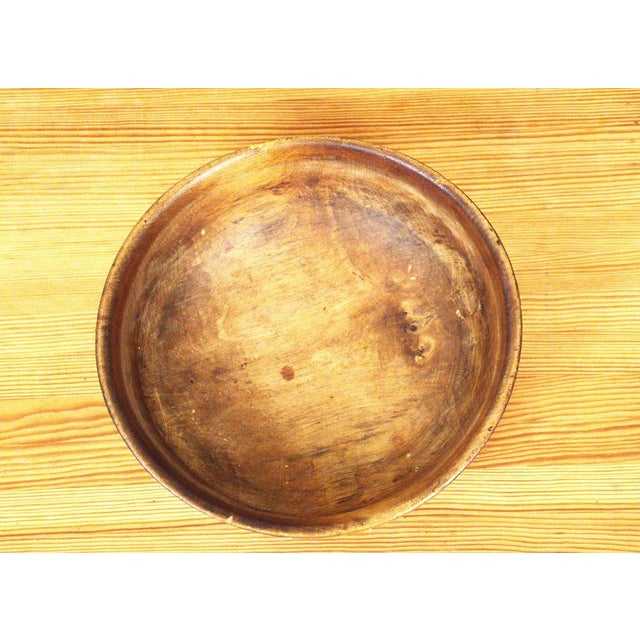 Swedish Handcarved Birchwood Bowl For Sale - Image 9 of 15