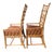 1980s Vintage Palecek High Back Arm Chairs With Leather Seats, a Pair For Sale - Image 5 of 16