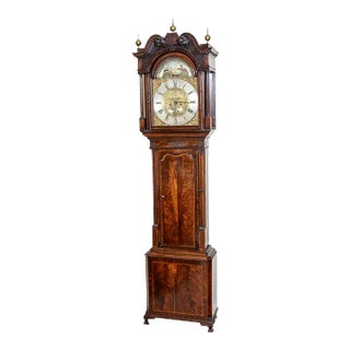 Antique English George III Long Case Clock For Sale