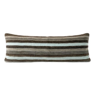Turkish Kilim Bedding Pillow Cover 14'' X 39'' For Sale