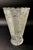 Glass Mid-Century Cut Crystal Trumpet Vase in the style of Baccarat, 1940s For Sale - Image 7 of 9