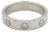 Cartier Mini Love 1 Diamond 18k Gold Band Ring W/Cert - Size 5 For Sale