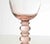 Transparent Pink Glass Goblet, 1950s For Sale - Image 4 of 5