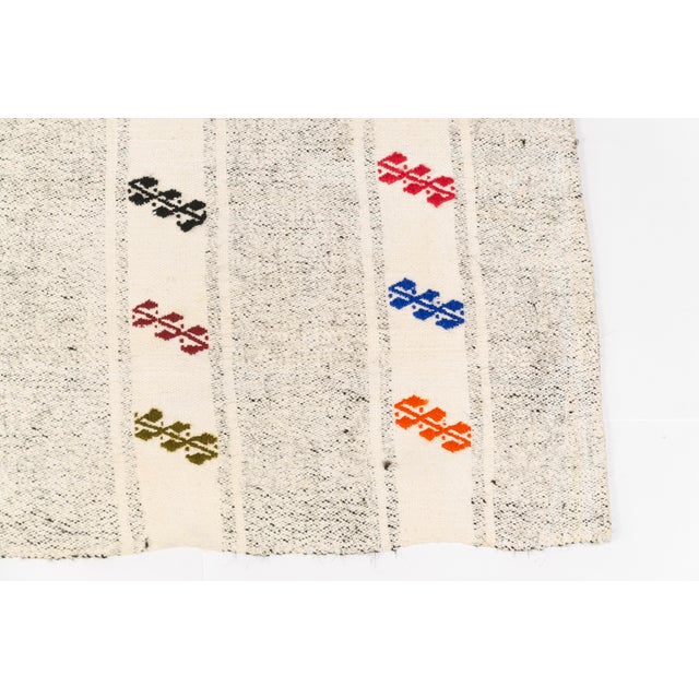 Vintage Geometric Kilim For Sale - Image 6 of 10