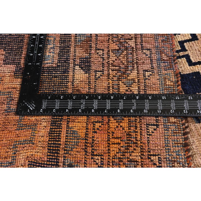 Textile Antique Persian Shiraz Rug, 04'03 X 09'02 For Sale - Image 7 of 10