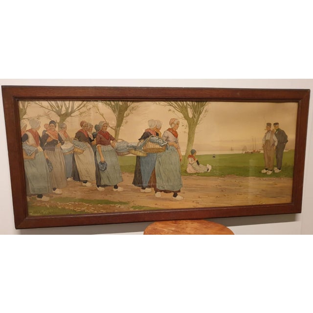 Henri Cassiers, Large Art Nouveau Scene, 1890s-1910s, Lithograph For Sale - Image 10 of 10