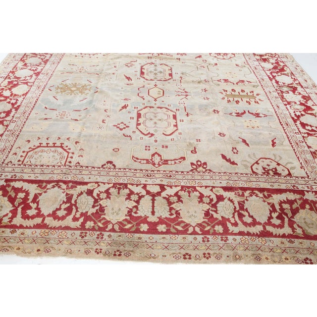 High-quality Early 20th Century Indian Agra Rug For Sale - Image 10 of 10