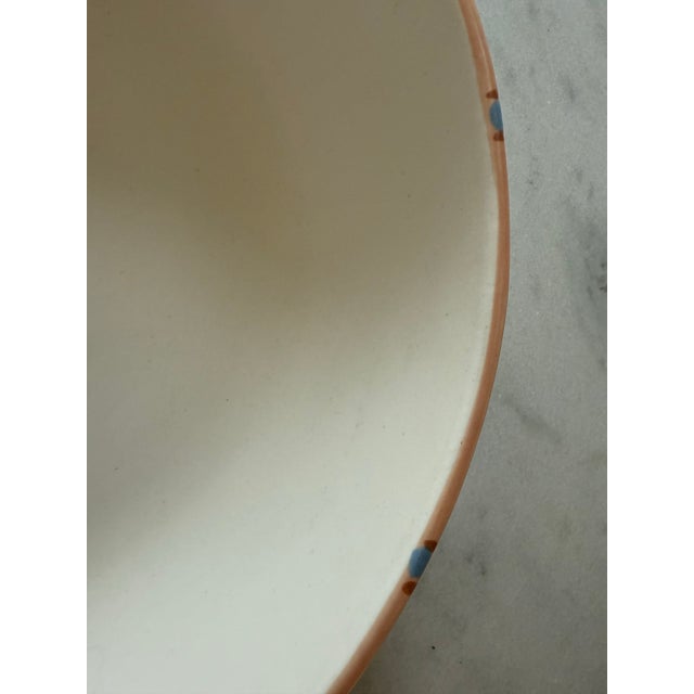 Large Vintage Chip Bowl by Treasure Craft For Sale In Austin - Image 6 of 8