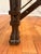 Metal Maitland Smith Leather, Bronzed Wrought-Iron and Glass Side Table For Sale - Image 7 of 11