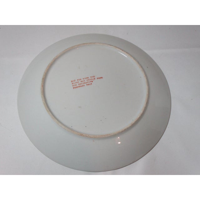 1980s 1980s Vintage Chinoiserie Porcelain Plates, Pair For Sale - Image 5 of 6