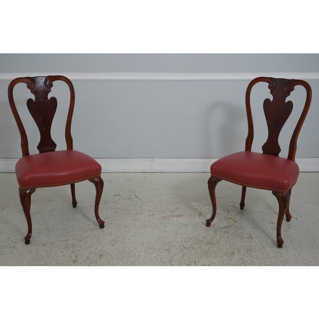 Set of 12 John Widdicomb Mahogany Dining Chairs For Sale - Image 11 of 18