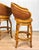 1970s Vintage Coastal Rattan & Wicker Swivel Tiki Bar Stools - a Pair For Sale - Image 5 of 12